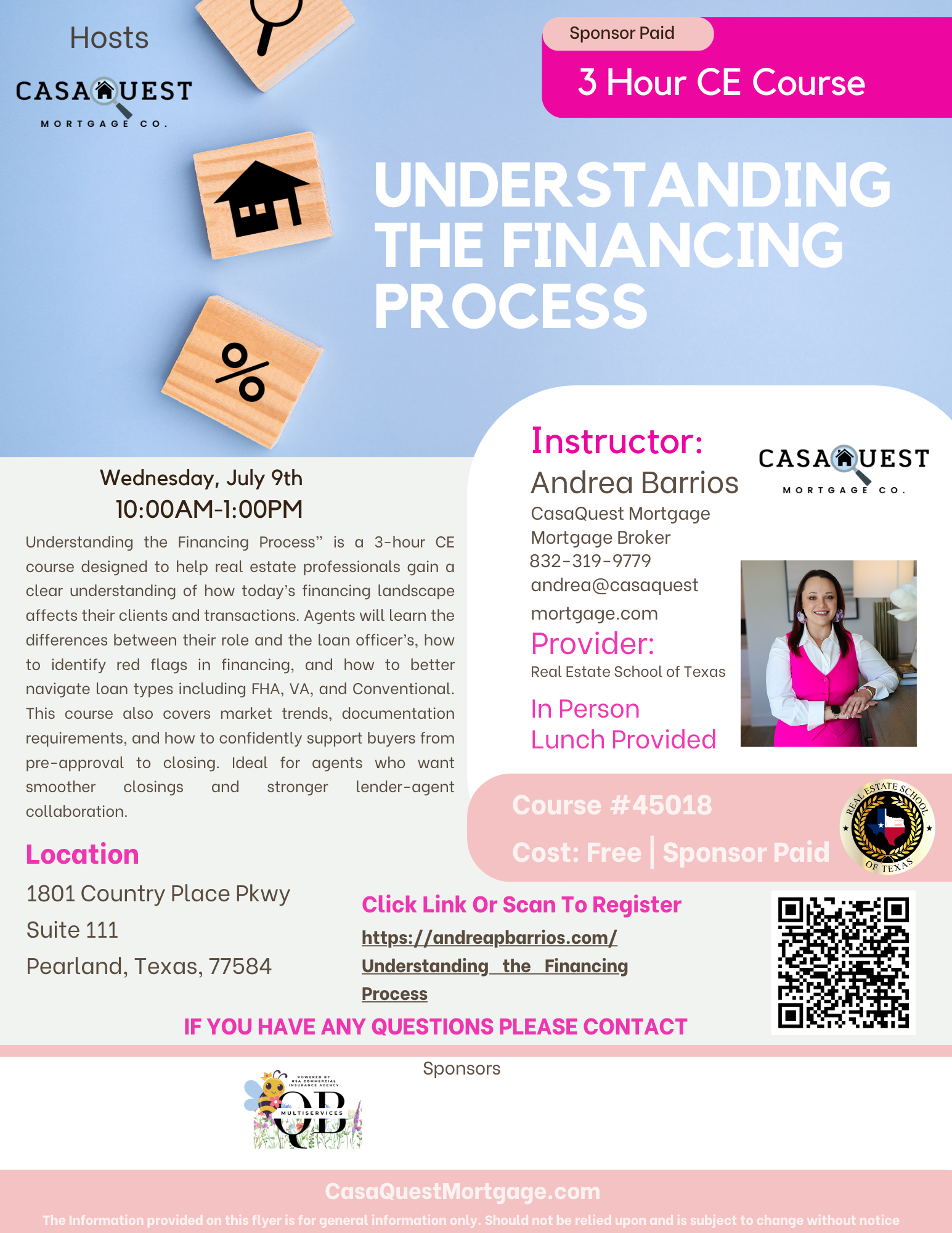 UNDERSTANDING THE FINANCING PROCESS CE Course Flyer-1